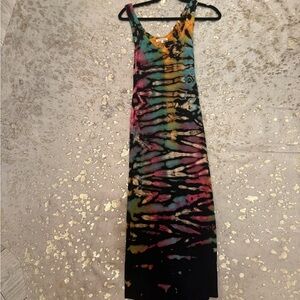 Cotton Citizen Tie-Dye Multicolor Maxi Dress - Sleeveless